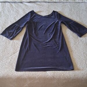 Ann Taylor Midnight Blue Long Sleeve Top